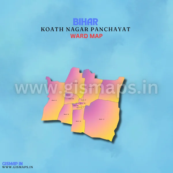 Koath Nagar Panchayat Ward Map